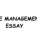 time management essay